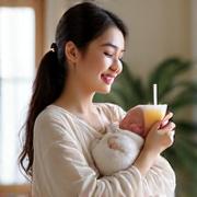 Siti tersenyum gembira